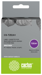 Ленточный картридж Cactus TZe-261 черный (арт. CS-TZE261)