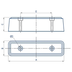Буфер резиновый MRF 190 мм (арт. 599230645)