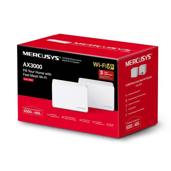 Mesh-система Mercusys Halo H80X(2-pack) (арт. Halo H80X(2-pack))