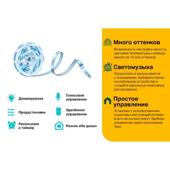 Умная светодиодная лента TP-Link Tapo L900-5 (арт. Tapo L900-5)