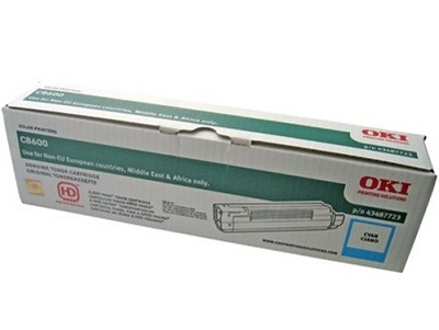 Тонер-картридж OKI голубой для C8600/8800 (6000 стр.) (арт. 43487723)