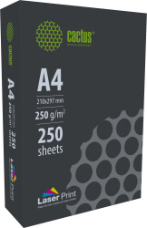Бумага Cactus (A4, 250г/м2, 250л., белый, CIE 170%) (арт. CS-LPA4250250)