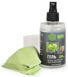 Чистящий набор Cactus для экранов и оптики блистер 1шт 25х25см 200мл (арт. CS-S3004BL)