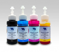 Чернила NV PRINT водорастворимые T6731 - T6734 для аппаратов Epson, комплект 4 цвета по 70 мл,