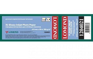 Бумага Lomond XL Glossy Paper, ролик 610 х 50 мм, 200 г/м2, 30 метров (арт. 1204021)