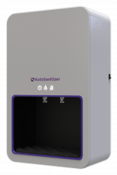 Бесконтактный навесной дезинфектор для рук Autosanitizer AS-2 с системой измерения температуры (арт. AS-2-termo)