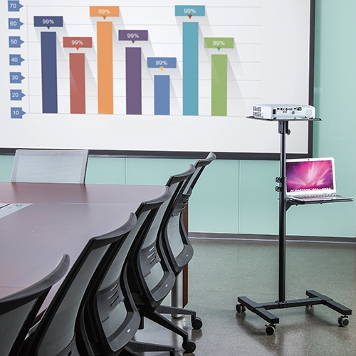 Проекционный столик с полкой FIX TS-8 (арт. TS-8)