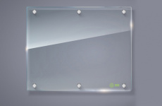 Демонстрационная доска Cactus 120x150см прозрачный (арт. CS-GBD-120X150-TR)