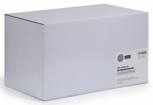 Картридж Cactus черный x2упак. (6500стр.) для HP (арт. CS-CE505XD)