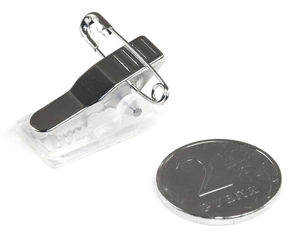 Клипсы самоклеющиеся с булавкой Warrior 10457-P (арт. 5381)