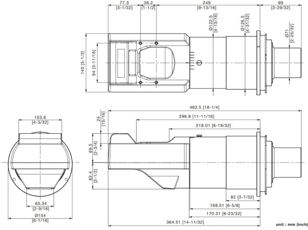Объектив для проектора Panasonic ET-D75LE95 3xDLP (арт. ET-D75LE95)