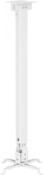 Кронштейн для проектора Cactus белый макс.23кг настенный и потолочный поворот и наклон (арт. CS-VM-PRE01-WT)