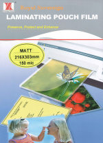 Пленка для ламинирования Royal Sovereign матовая, А4, 150мкм (100/25/25) (100 шт.) (арт. 1561) Пленка для ламинирования Royal Sovereign матовая, А4, 150мкм (100/25/25) (100 шт.) (арт. 1561)