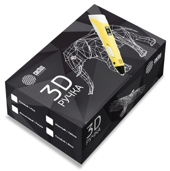 3D-ручка Cactus  (арт. CS-3D-PEN-A-YL)