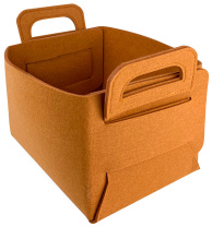 Короб ГЕЛЕОС Войлок (18х13х11 (S), рыжий) (арт. ВЛК-РС) Короб ГЕЛЕОС Войлок (18х13х11 (S), рыжий) (арт. ВЛК-РС)