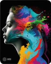 Коврик для мыши Cactus Color paint 300x250x3 мм (арт. CS-MP-D08M)