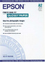 Бумага Epson Photo Quality Glossy Paper 141 гр/м2, 420 мм х 594 мм (20 листов) (арт. C13S041123)
