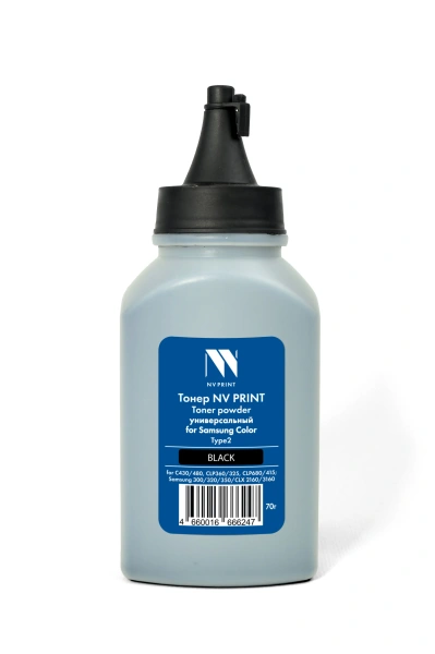 Тонер NVP для Samsung Color универсальный Type2 (70г) Black