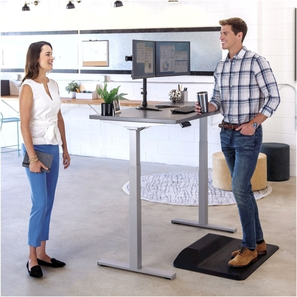 Стол с регулировкой высоты Fellowes Cambio, дуб, 1400x800 (арт. LV-97146)