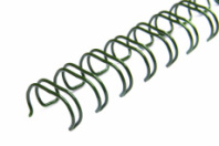 Пружины металлические  А4, 7,9 мм (5/16″),  зеленые, 100 шт. в упаковке, TM DA (арт. 9133)