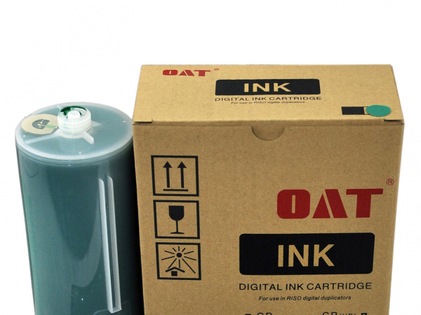 Чернила OAT для RISO RZ/EZ/MZ (1000мл, зелёные) (арт. 6511)