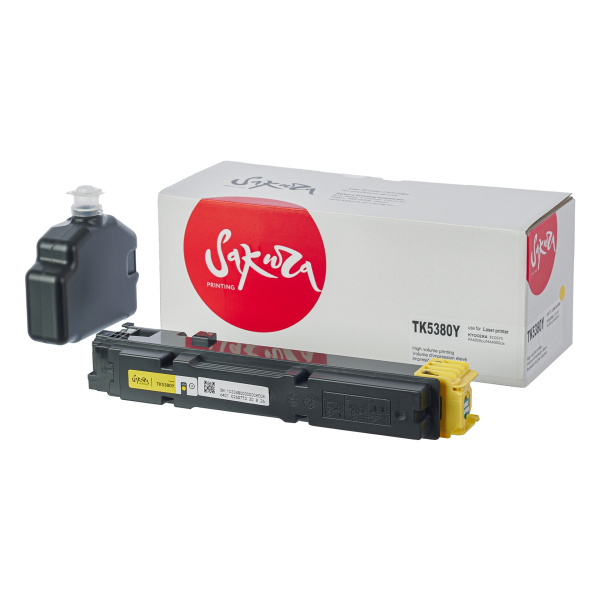 Картридж Sakura Printing TK5380Y для Kyocera ECOSYS, желтый, 10000 к. (арт. SATK5380Y)