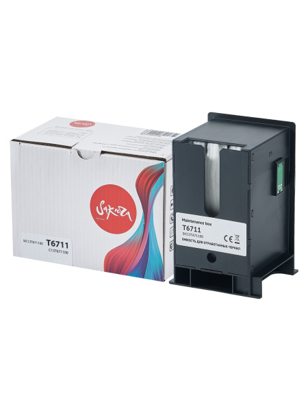 Емкость для отработанных чернил Sakura Printing C13T671100 (T6711) для Epson (арт. SIC13T671100)