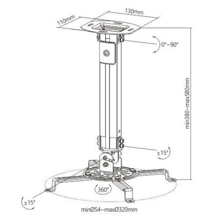 Потолочное крепление FIX PRB-18S (арт. PRB-18S)