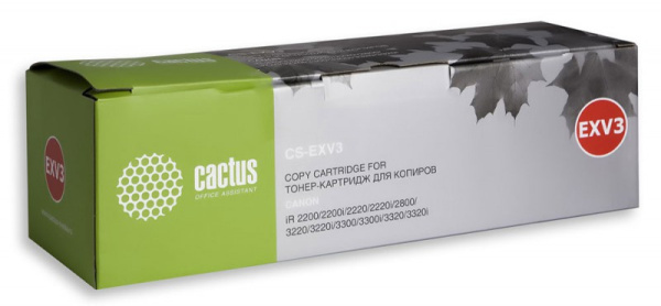 Картридж Cactus черный (15000стр.) для Canon (арт. CS-EXV3)