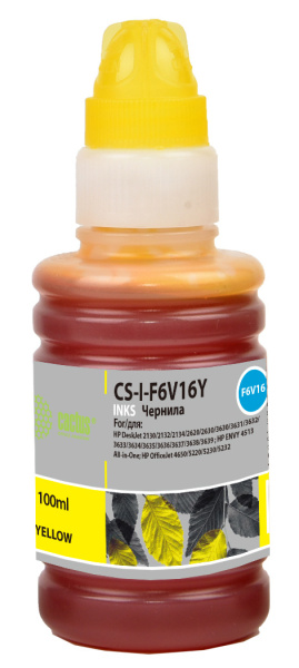 Чернила Cactus желтый (100 мл.) (арт. CS-I-F6V16Y)