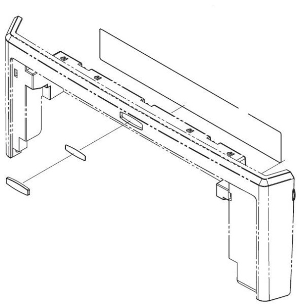 Крышка аппарата Kyocera  (арт. 302MH94030)