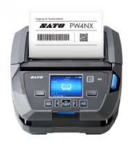 Мобильный принтер этикеток Sato PW4NX, 203 dpi, USB, BT, WLAN, отделитель, зажим для ремня (арт. WWPW4100N)