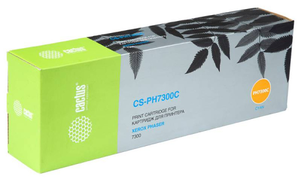 Картридж Cactus Тонер Картридж CS-PH7300C 16197700 голубой для Xerox (15000стр.) (арт. CS-PH7300C)