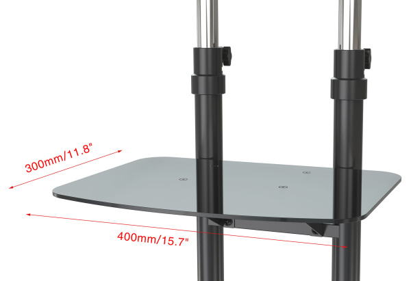 Стойка для телевизора Cactus черный (арт. CS-ST04H)