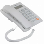 Проводной телефон SANYO RA-S306W проводной аналоговый. 16-ти значный ЖК дисплей с часами (арт. RA-S306W)