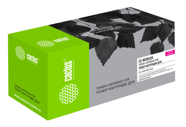 Картридж лазерный Cactus пурпурный (2100 стр.) (арт. CS-W2033A)