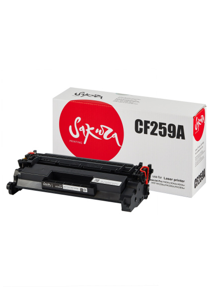 Картридж Sakura Printing CF259A (59A) для HP LJ M304/M404/MFPM428, черный, 3000 к. (без чипа) (арт. SACF259A-NOC)