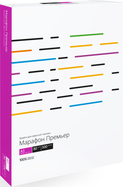 Бумага Technoevolab Марафон Премьер 80 г/м², A3 (500 листов) (арт. 450L91721)