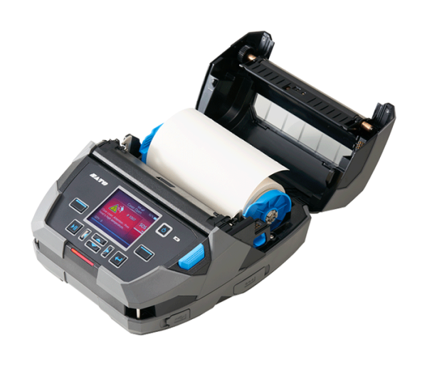 Мобильный принтер этикеток Sato PW4NX, 203 dpi, USB, BT, WLAN, отделитель, зажим для ремня (арт. WWPW4100N)