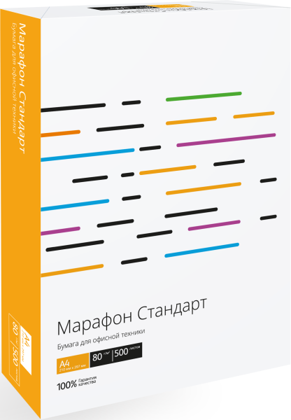 Бумага Technoevolab Марафон Стандарт 80 г/м², A4 (500 листов) (арт. 450L90649)