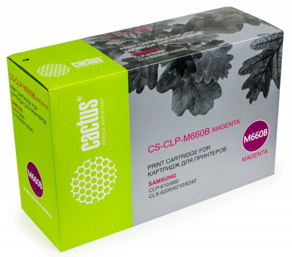 Картридж Cactus Тонер Картридж CS-CLP-M660B пурпурный для Samsung (5000стр.) (арт. CS-CLP-M660B)