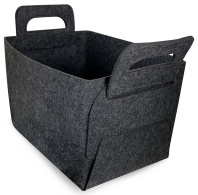 Короб ГЕЛЕОС Войлок (36х25х23 (L), темно-серый) (арт. ВЛК-ТЛ)