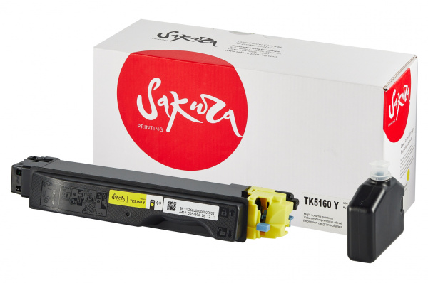 Тонер-картридж Sakura Printing для Kyocera Mita ECOSYS P7040, желтый, 12 000 к. (арт. SATK5160Y)