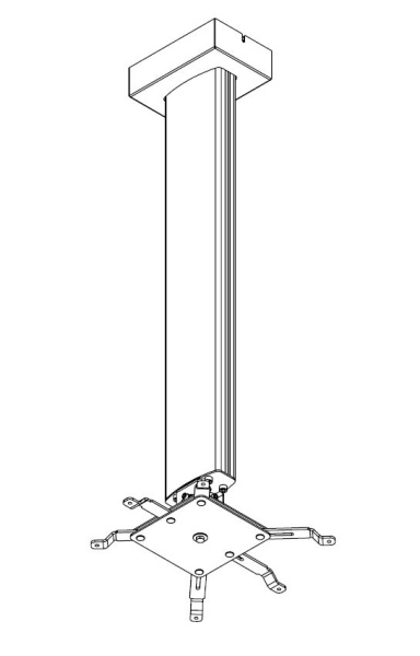 Крепление для проектора FIX Prj Pr Pro CL1000B (black) (арт. CL1000B)