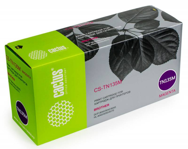 Картридж Cactus пурпурный (4000стр.) для Brother (арт. CS-TN135M)