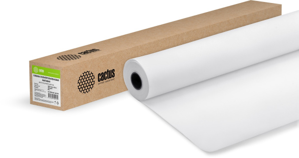 Пленка Cactus (42" (A0+), 1067 мм-50 м, 160 г/м2) (арт. CS-PPM160-106750)