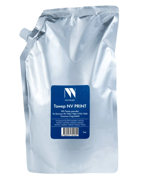 Тонер NVP для Kyocera TK-1150/1160/1170/1200 Premium (1кг, ASC), пакет