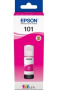 Оригинальные чернила Epson 101 EcoTank Magenta ink bottle (арт. C13T03V34A)
