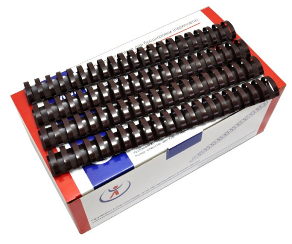 Пластиковые пружины Реалист 38мм, коричневые (50 шт.) (арт. 2159)