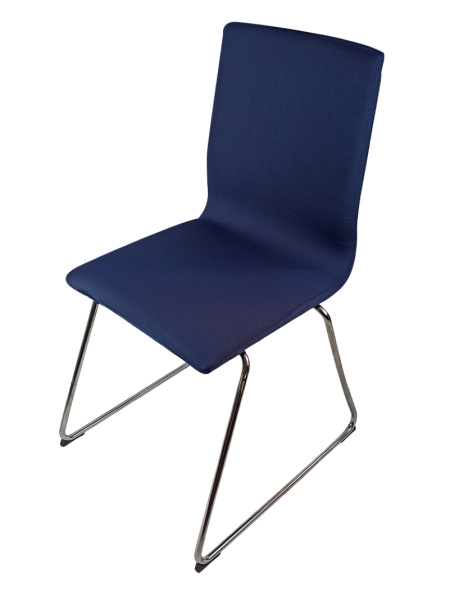 Чехол на компьютерное кресло и стул ГЕЛЕОС 723 (темно-синий) (арт. ГЧ00723)